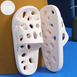 Slippers House Woman Summer Beach Slides Non Slip Anti Skid Indoor Outdoor Female Sandals Eva Wedges Water leakage Hollow out011GKV H240322
