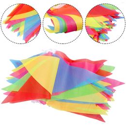 Party Decoration Banner Triangle String Flag 100 Metre 14 21CM 1pcs 200 Flags Parties Other Festive Events For Birthdays