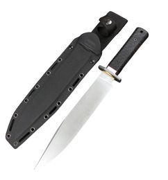 Special Offer H3888 High End Straight Knife 9Cr18Mov Stone Wash Bowie Blade Black G10 Handle Outdoor Camping Hiking Survival Fixed Blade Knives with Kydex