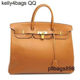 Totes Handbag 40cm Bag Hac 40 Handmade Top Quality Togo Leather Quality Genuine Large Handbag Full Handsewn with Logo Sliver Hardware qq CVR0