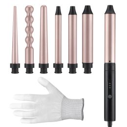 Irons 6 In 1 Professional Curling iron Fast Heating Longlasting Electric Hair Curler Wave Wands Hair Styling Appliances 32mm 25mm19mm