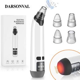 Removers Darsonval Heating Blackhead Remover Vacuum Face Skin Pore Cleaner Black Dots Acne Pimple Removal Tool Beauty Skin Care Tools