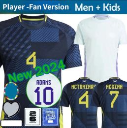 24 25 Soccer Jersey 2024 National Team Football Shirt Kids Kit Set Home Navy Blue T-shirt 150 Years Anniversary Special ROBERTSON DYKES