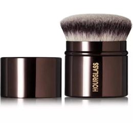 Hourglass Retractable Kabuki Brush Portable Face Blush Loose Powder Single Makeup Brushes Bristle Hair Whole Cosmetic Beaiuty 6210755