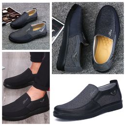 Shoes GAI sneakers sport Cloth Shoes Men Singles Business Low Top Shoes Casual Soft Sole Slippers Flat soled Men Shoe Black comfort soft big size 38-50