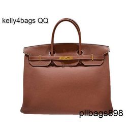 Totes Handbag 40cm Bag Hac 40 Handmade Top Quality Togo Leather Quality Genuine Large Handbag Full Handsewn with Logo Gold Hardware qq JZ6L