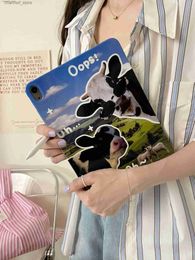 Tablet PC Cases Bags Lovely Cow Soft TPU Case for 2022 iPad 10th 10.9 Cover For iPad 10.2 7th 8th 9th Mini 6 5 4 3 2 Air 3 10.5 Air 4 5 10.9 FundaY240321Y240321