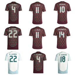 2024 2025 National S.Cordova J.QUINONES A.VEGA G.OCHOA S.GIMENEZ RAUL H.LOZANO CHICHARITO K.ALVAREZ Football Soccer jerseys 24 25 men kids shirt