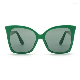 Sunglasses 2024 Fashion Butterfly Frame Cat Eye Personalised INS Street Shooting Versatile Sun Glasses Female