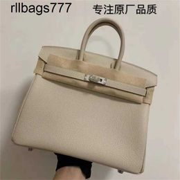 Genuine Leather Bk Family Designer Handbag Women's Togo Semi Manual Wax Line Quality Single Shoulder Messenger handmade