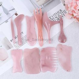 Face Massager Guasha facial care massage scraper natural resin scraper tool Acuppoint body SPA massage 240321