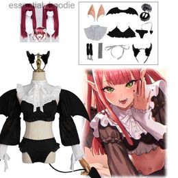 cosplay Anime Costumes Rizu Kyun Kitaga Marin role-playing my outfit dear role-playing bikini Kuroe Shizuku wig set Halloween for womens partiesC24321