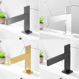 Bathroom Sink Faucets All Copper Minimalist Basin Waterfall Faucet And Cold Mixed Washbasin Table Cabinet