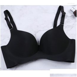 Bras 2022 Arrival Wire For Women Sexy Bralette Seamless Hollow Push Up Bra Comfortable Breathable Lingerie Drop Delivery Apparel Und Dhilb