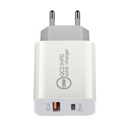 Fast Charger QC PD 18W Quick Charging EU US USB Type C wall Charger plug For PHONE 14 Plus 12 11 Samsung S23 Plus ZZ