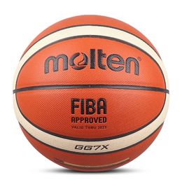 Molten Basketball Size 7 Official Certification Competition Basketball Standard Ball Mens Womens Training Ball Team Basketball 240319