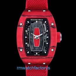 Famous Fancy Watch RM Wristwatch Rm07-01 Red Ntpt Branded Limited Edition 50 Womens and Mens Watches