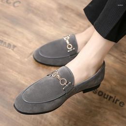 Casual Shoes Suede Men Man Designer Slip On Fashion Loafers Zapatos Homme Evening Dress Classic Oxford