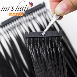 Connectors 6D Hair Extensions machine hair extension tools 6D hair Can Be dyed accessories hair extension kit each pc has 10 strands