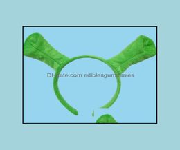 Home Halloween Hair Hoop Shrek Hairpin Ears Headband Head Circle Party Costume Item Masquerade Supplies Drop Delivery 2021 Other G3654741