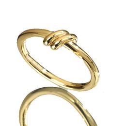 Designer for Women Sterling Sier Sweet Heart Ring Kont Jewlery Knot Earings Rings Brand Jewellery with Box