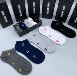 Mens Womens Socks luxury cotton Sock classic carriage high quality Stocking comfortable warm 5 pairs/orange box RYJFJSJ