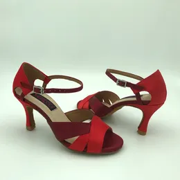 Dance Shoes 7.5cm Heel Latin For Women Salsa Drop Comfortable 627395RB Low High Available