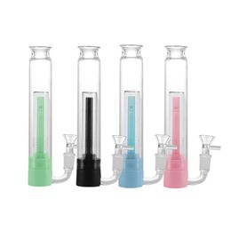 Newest electric removable glass bong easy to hold hookahs smoking accessories plastic bongs water Pipe 6 Colours hookah bag dab oil rigs