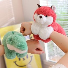 Milky Way Playground Doll Creative Children's Pop Ring Toy Plush Water Kapibala Fox Porpoise Cartoon Panda Husky Band Kihke