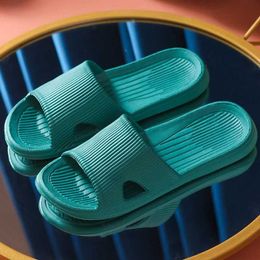 Slippers Home Shoes Summer Men Women Thin-Soled Eva Indoor te Non-Slip Flip Flops Soft-Soled Sandals01W4ON H240322