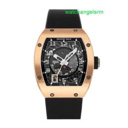 Racing Mechanical Wristwatch RM Wrist Watch RM005 Automatic Rose Gold Men's Watch Date