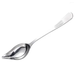 Spoons Household Stainless Steel Spoon Table Decor Small Gravy Ladle Sauce With Pouring Spout