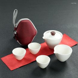 Teaware Sets Portable Outdoor Travel Coffee Tea Set With Storage Bag Teapot Teacup Chinese Kettle For Gaiwan Teapo