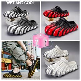 Dragon Hole Shoes with a Feet Feeling Thick Sole Sandals GAI thick Painted Five Claw Trendy Hole Large Toe Wrap Summer Original Men nonslip soft comfortable 2024 40-45