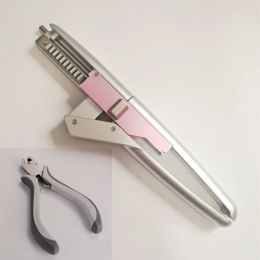 Connectors 1st Generation High End Hair Extension Machine Connector&Hair Remove Piler Hair Salon Tool Kit Keratin Hair Extension Kit