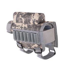 Bags Tactical Butt Stock Rifle Military Gear Nylon Bullet Holder Bag Rest with Ammo Carrier Shell Cartridge Bag