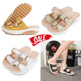 2024 Resistant double-breasted casual women's sandals wear casual shoes outside the home Sandals Slipper GAI Size 35-42