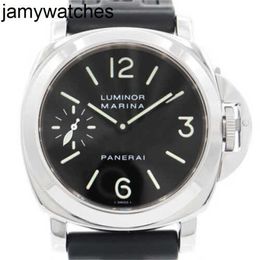 Mens Panerass Luxury Watches Wristwatches Pam00001 Number Small Seconds Black Watch Automatic Mechanical Full Stainless Steel