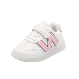 2024 Spring New Children's LED Single Girls Running Boys Soft Sole Illuminated Sports Shoes for Children