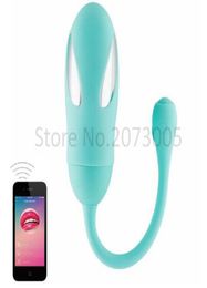 Libo App 8 Speeds dildo Vibrators for women Wireless control jumping egg Sex toys for woman Vibrador sex products Erotic toys Y1817382875