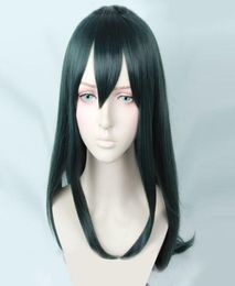 Anime My Hero Academia Baku no Hero Asui Tsuyu Green Party Cosplay Wig NNgtgtgtgtgt New High Quality Fashio1141312