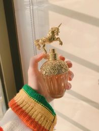 75ML Luxury Gold Unicorn Perfume - Vintage Style, Refillable Eau de Parfum
