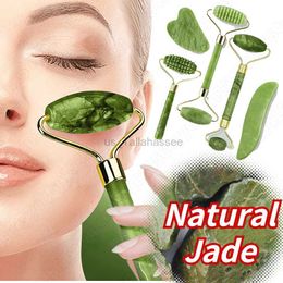 Face Massager Natural Gua Sha Facial Massage Machine Jade Roller Massage Machine Gua Sha Scraper Facial Sink Scraper Facial Micro Needle Roller Massage 240321