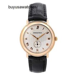 Minimalist Elegant AP Wrist Watch Mens Watch 18k Rose Gold Manual Mechanical Mens Watch Watch Luxury Watch Clock Swiss Watch Famous Watch Fashion Mens Watch