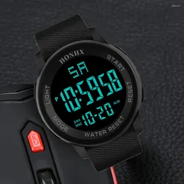 Wristwatches Men'S Electronic Watches For Male Boy Sport Creative Clock Men Digital Military Led Waterproof Wrist Watch Gifts Reloje