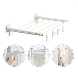 Hangers Drying Mounted Clothes Fold For Plastic Laundry Racks Foldable