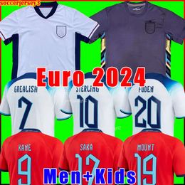 KANE STERLING Soccer Jerseys 2022 2024 2025 RASHFORD Englands SANCHO GREALISH MOUNT BELLINGHAM 22 24 25 National Football Shirt Men Kids Kit Sets Uniforms Euro 48