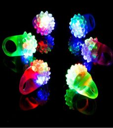 Flashing Ring Party Soft Jelly Cool Led Silicone Prop Cheer Finger Lamp7135304