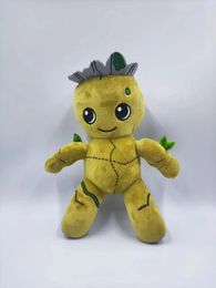 2024 Wholesale Cute Wooden Head Man Plush Toys Children's Game Playmates Holiday Gift Doll Hine Prizes 25cm