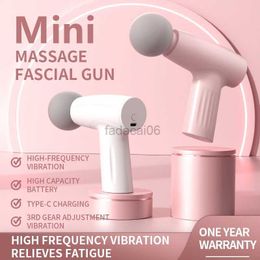 Massage Gun Muscle Mini Massage Gun Deep Tissue Handheld Massage Gun Therapy Gun Fascia Gun Massagegun Massagers Handheld Deep Tissue 240321